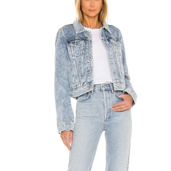 Free People x We The Free Rumors Denim Jacket Size M - Picture 1 of 7